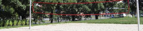Beach volley field.