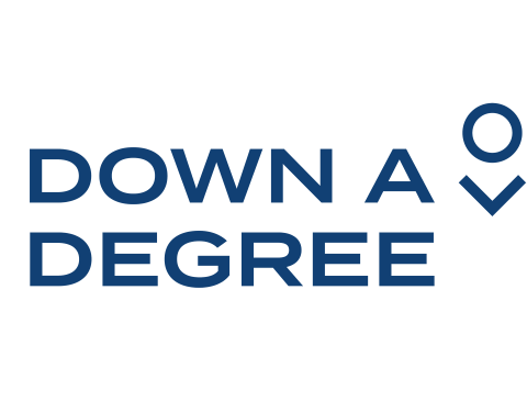 Down a degree.