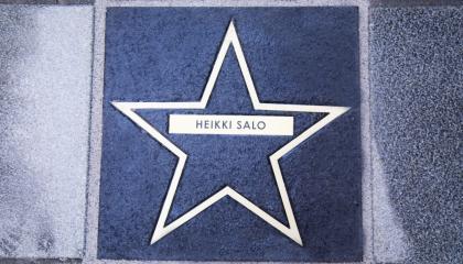 Heikki Salo's star on the Walk of Fame.