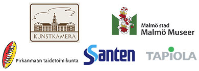 Sponsoroiden logot, Pietari Suuren antropologinen ja etnografinen museo, Kunstkamera, Malmön museot, Pirkanmaan taidetoimikunta, Santen ja Tapiola
