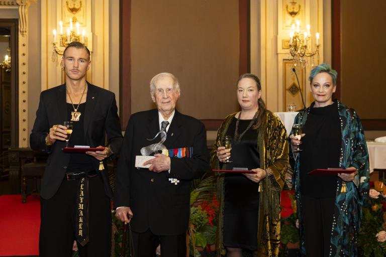 Tampereen päivän palkitut Raatihuoneella 2026.