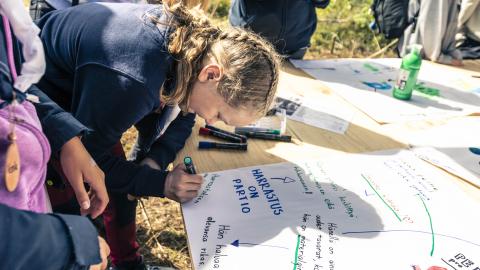 Partioleiriläisiä.