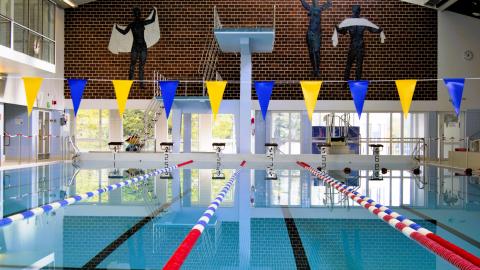 Pyynikin uimahallin 25 metrin allas.