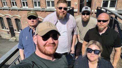 Ticket inspectors outside Frenckell.