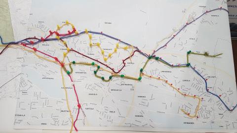 Linjastosuunnittelua linjasto 2021 -yleisötilaisuudessa