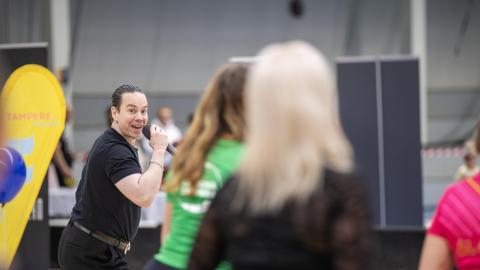 Matti Puro at Liikkuva Tampere Day