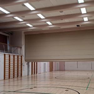 Liikuntasali tyhjillään