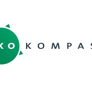 EKO kompassi logo valkoisella pohjalla