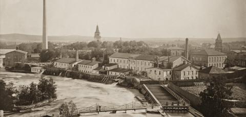 Frenckellin paperitehdas vuonna 1880.