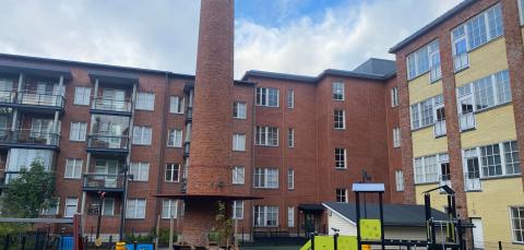 Nahkatehtaan päiväkoti.