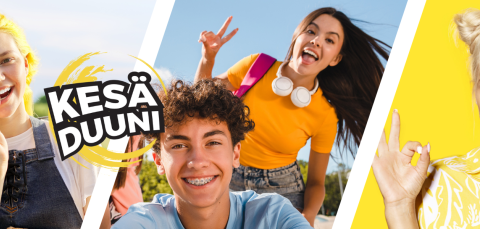 Pääkuva nuoria useissa kuvissa.