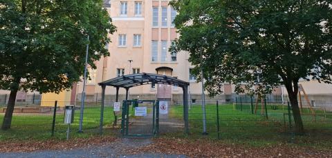 Turtolan päiväkoti väistötiloissa Sairaalankadulla.