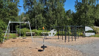 Ruotulanpuiston leikkipaikka.