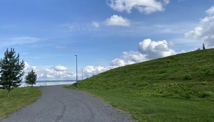 Santalahden rantapuistoa.