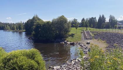 Santalahden rantapuistoa.