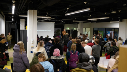 Tapahtuman osallistujia