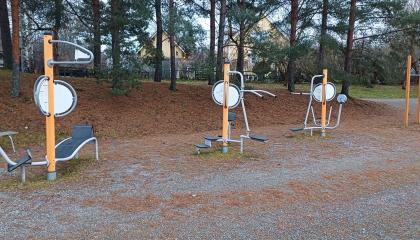 Rautaharkko outdoor gym equipment.