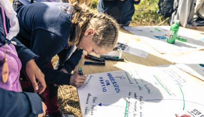 Partioleiriläisiä.