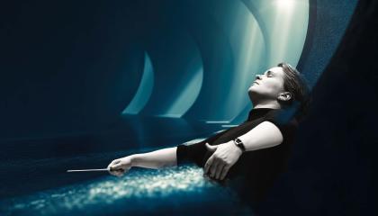 Kapellimestari Eva Ollikainen.