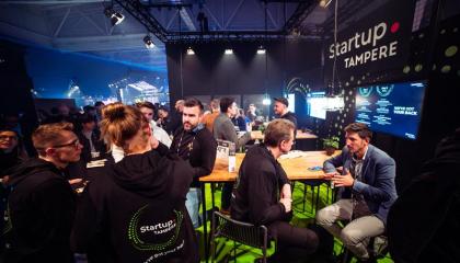 Startup.Tampere Slush-tapahtumassa 2023.