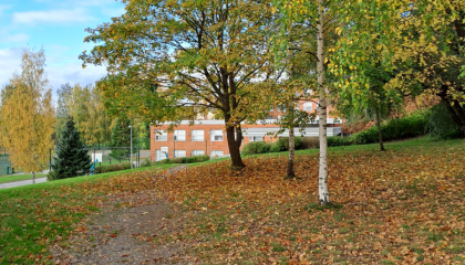 Kaarilan koulu ruskakuva