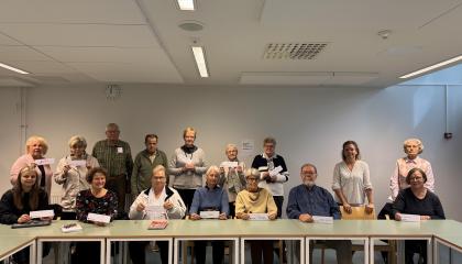 Tampereen työväenopiston opiskelijoiden ryhmäkuva