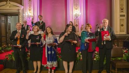 Tampereen päivänä palkitut 2025 Raatihuoneella