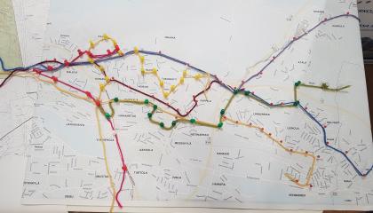 Linjastosuunnittelua linjasto 2021 -yleisötilaisuudessa