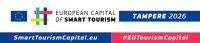 Euroopan älykkään matkailun pääkaupunki -logo.