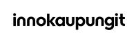 Innokaupungit logo mustalla fontilla