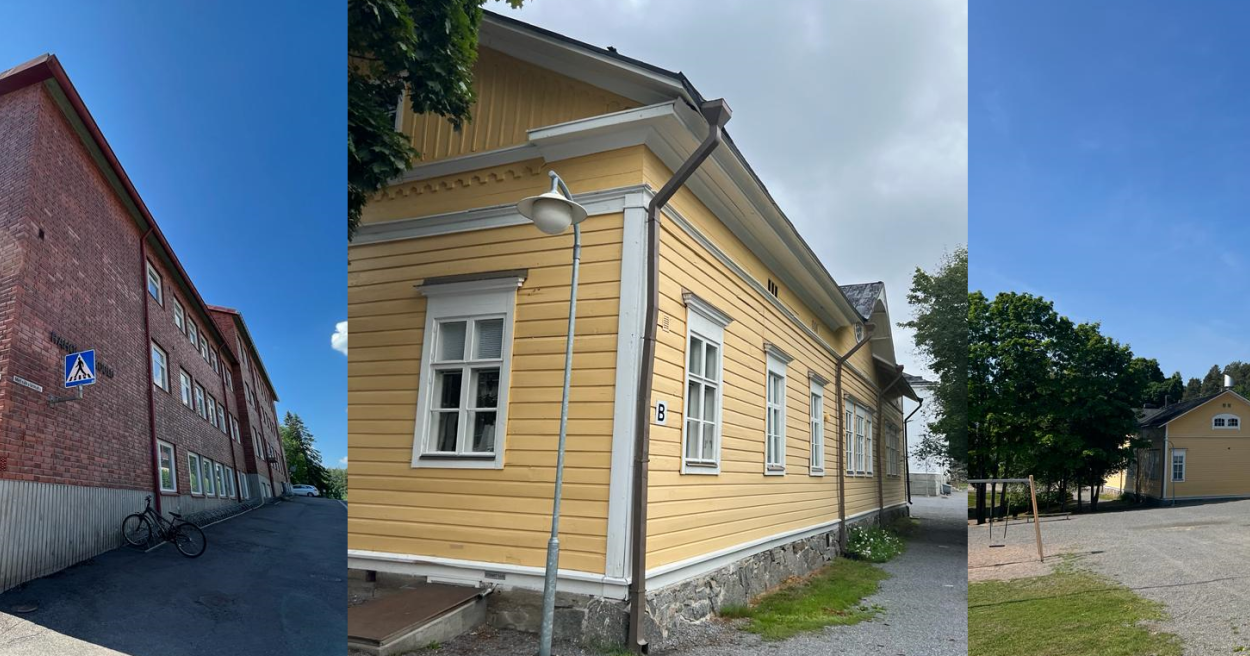 Raholan koulu, Harjun koulutalo