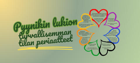 Pyynikin lukion turvallisemman tilan periaatteet