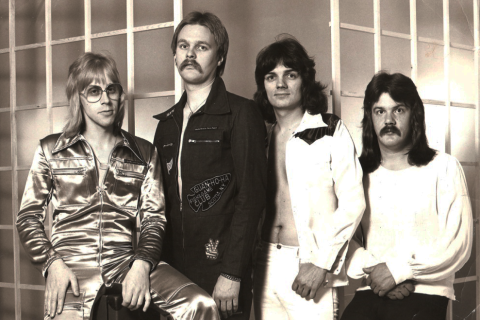 Alwari Tuohitorvi -yhtye vuonna 1975.