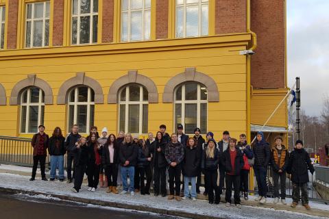 Pyynikin lukion opiskelijoita