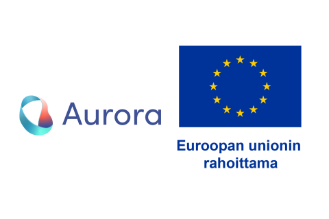 Aurora-hankkeen logot. 