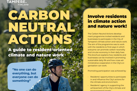 The cover of the Guide to resident-oriented climate and nature work.