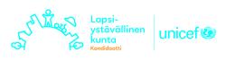 Unicef Lapsisystävällinen kunta kandidaatti -logo.