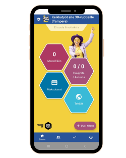 Tarjoa keikkatyö tausta